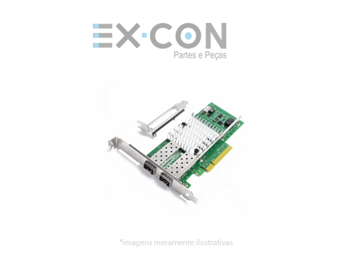 01V3J Placa de Rede DELL Intel X520 Dual Port 10Gb DA/SFP+ Server Adapter