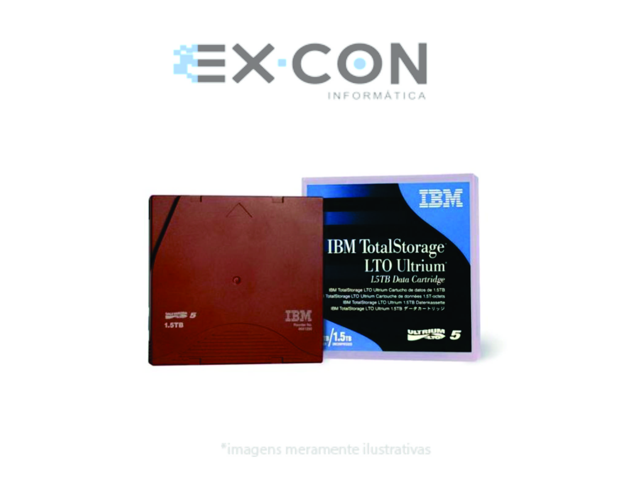 46X1290 IBM fita de dados Ultrium LTO-5 1.5TB
