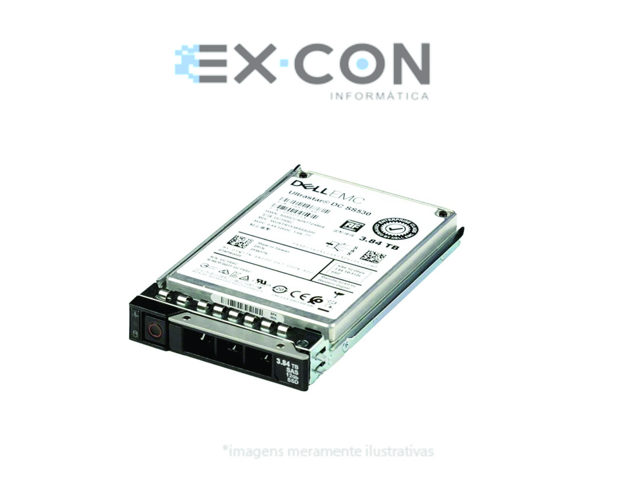 03XGD SSD DELL 3,84 TB 12G 2,5 SAS
