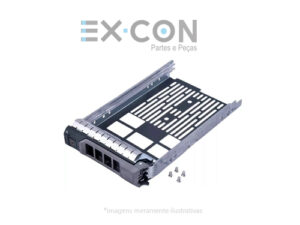 F238F DELL GENUINO DRIVE TRAY METAL SAS/SATA 3.5IN TRILHO DE METAL