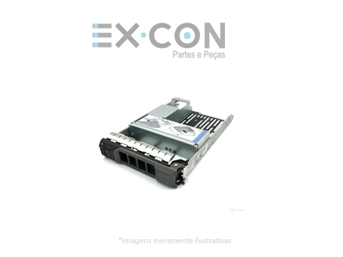 F238F+9W8C4 Gaveta hot swap Dell para servidor PowerEdge com discos de 2,5 para 3,5