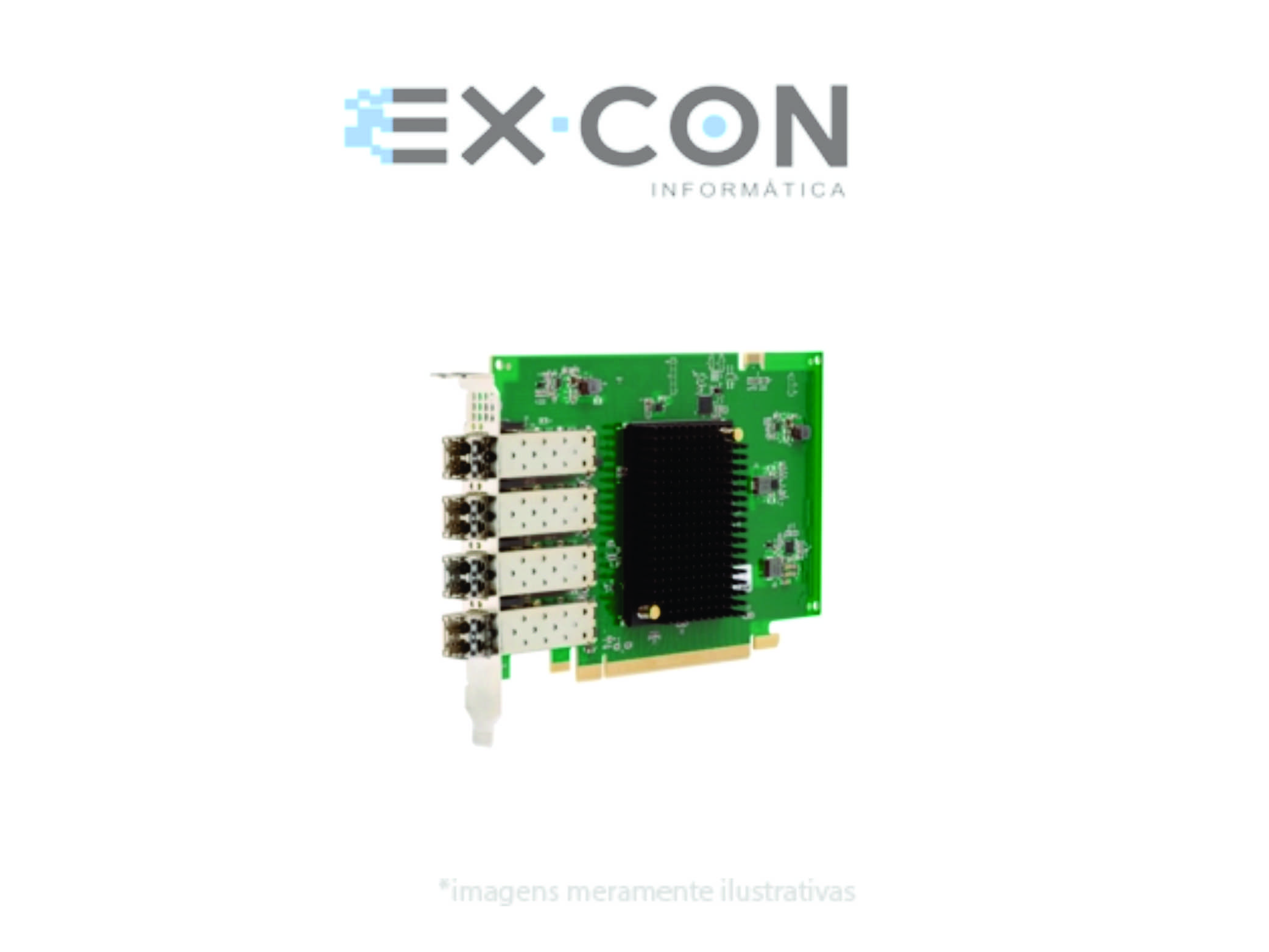 Emulex LPE35004-S3-LP 32GFC PCIE LP 4 PORTAS